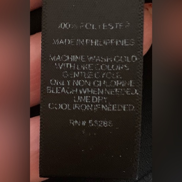 Express Black Portofino Slim Fit Polyester Shirt Size Small - Picture 6 of 8